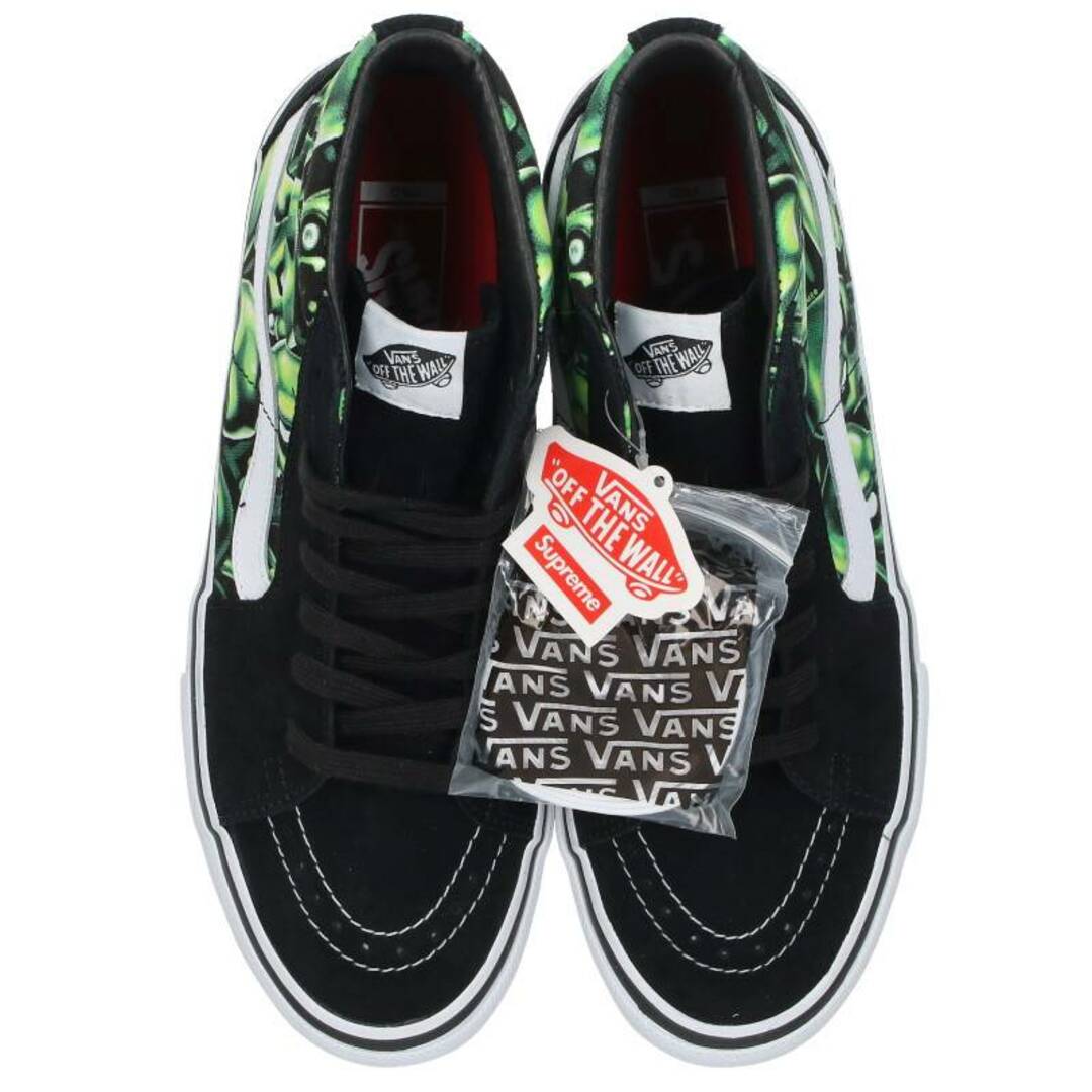 シュプリーム ×バンズ VANS  18SS  Skull Pile Sk8-Hi スカル総柄ハイカットスニーカー メンズ 27.5cm 5