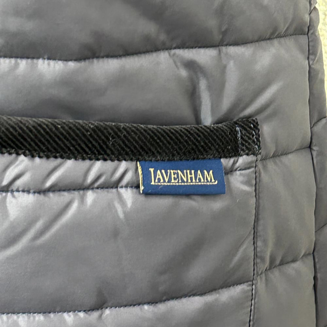 新品 LAVENHAM ホリゾンタル キルティ バートン ネイビー 10サイズ 3