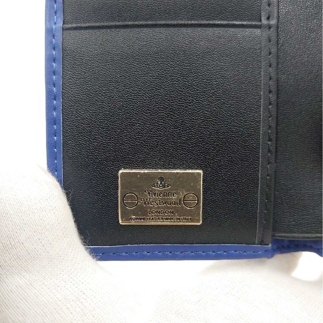 【新品】Vivienne Westwood 三つ折り財布 レッド/ブルー