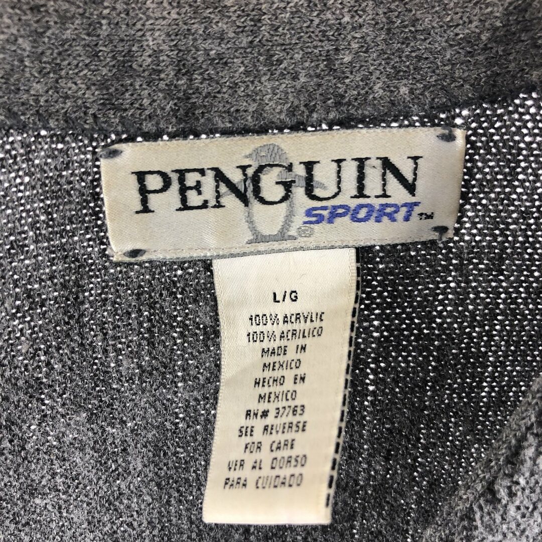 PENGUIN SPORT アクリルニットカーディガン メンズXL /eaa369741 2