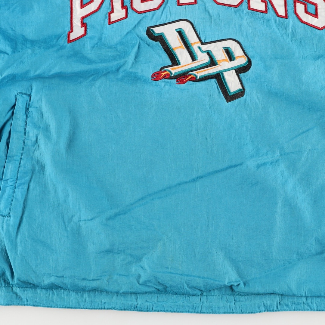 90年代 チャンピオン Champion NBA DETROIT PISTONS デトロイトピストンズ Vネック ウォームアッププルオーバー メンズXXL ヴィンテージ /eaa371850 6