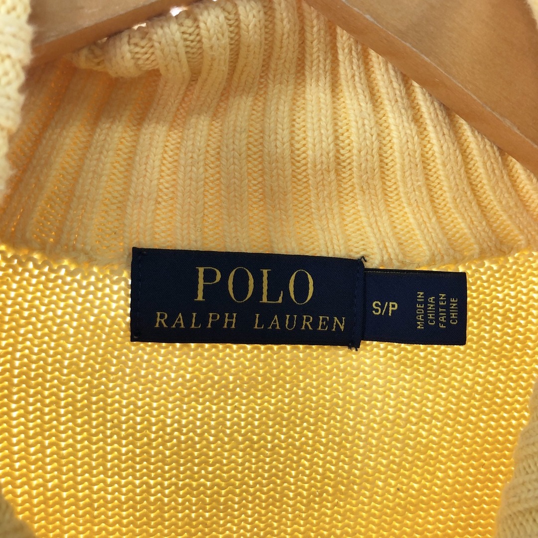 Ralph Lauren(ラルフローレン)の古着 ラルフローレン Ralph Lauren POLO RALPH LAUREN コットンニットハーフボタンセーター メンズS /eaa372450 メンズのトップス(ニット/セーター)の商品写真