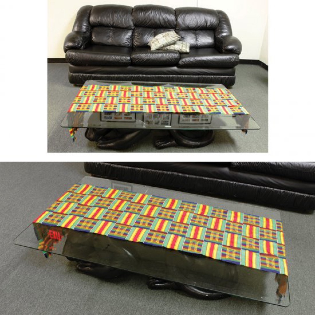 Made in Ghana 手織り ケンテ テーブルクロス インテリアの通販 by 即