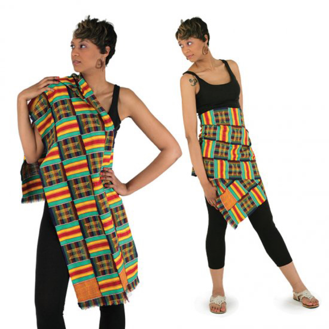 Made in Ghana 手織り ケンテ テーブルクロス インテリアの通販 by 即