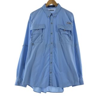 コロンビア(Columbia)の古着 コロンビア Columbia PFG ボタンダウン 長袖 フィッシングシャツ メンズXL /eaa369822(シャツ)