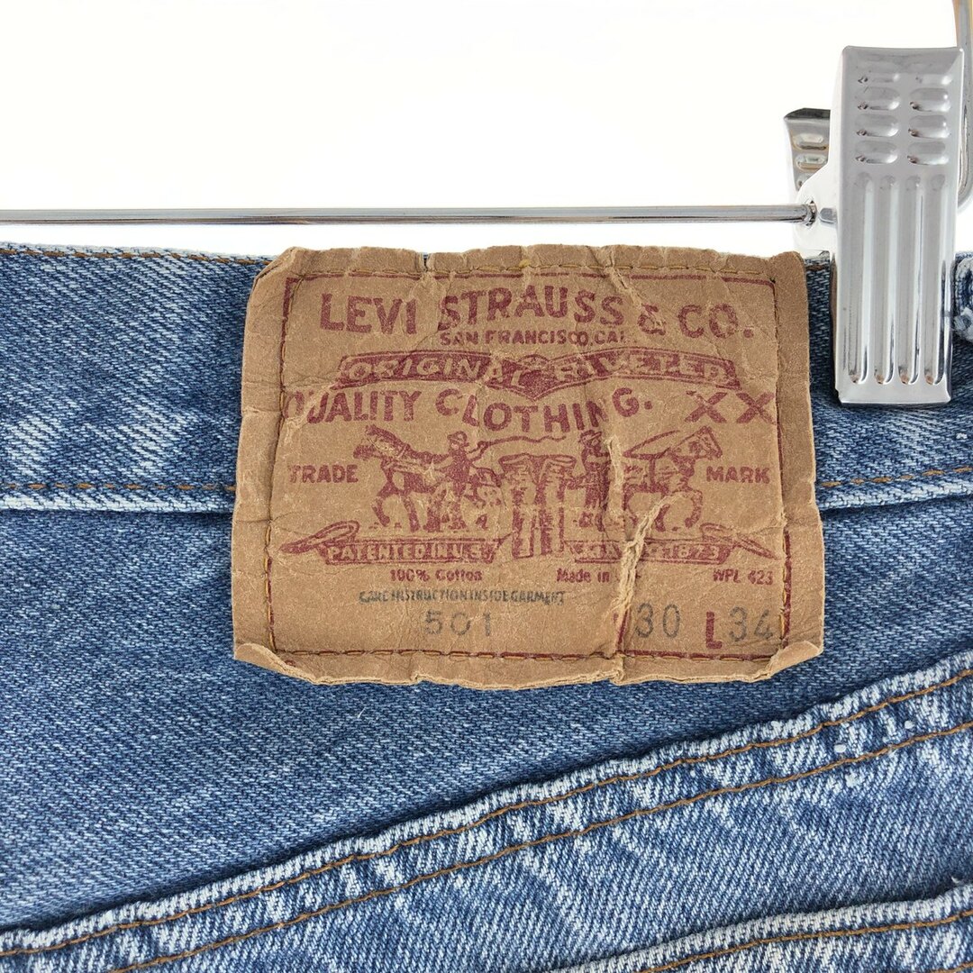 80年代 リーバイス Levi's リーバイス501 ジーンズ ストレートデニムパンツ USA製 レディースL(w28) ヴィンテージ /taa000325 3