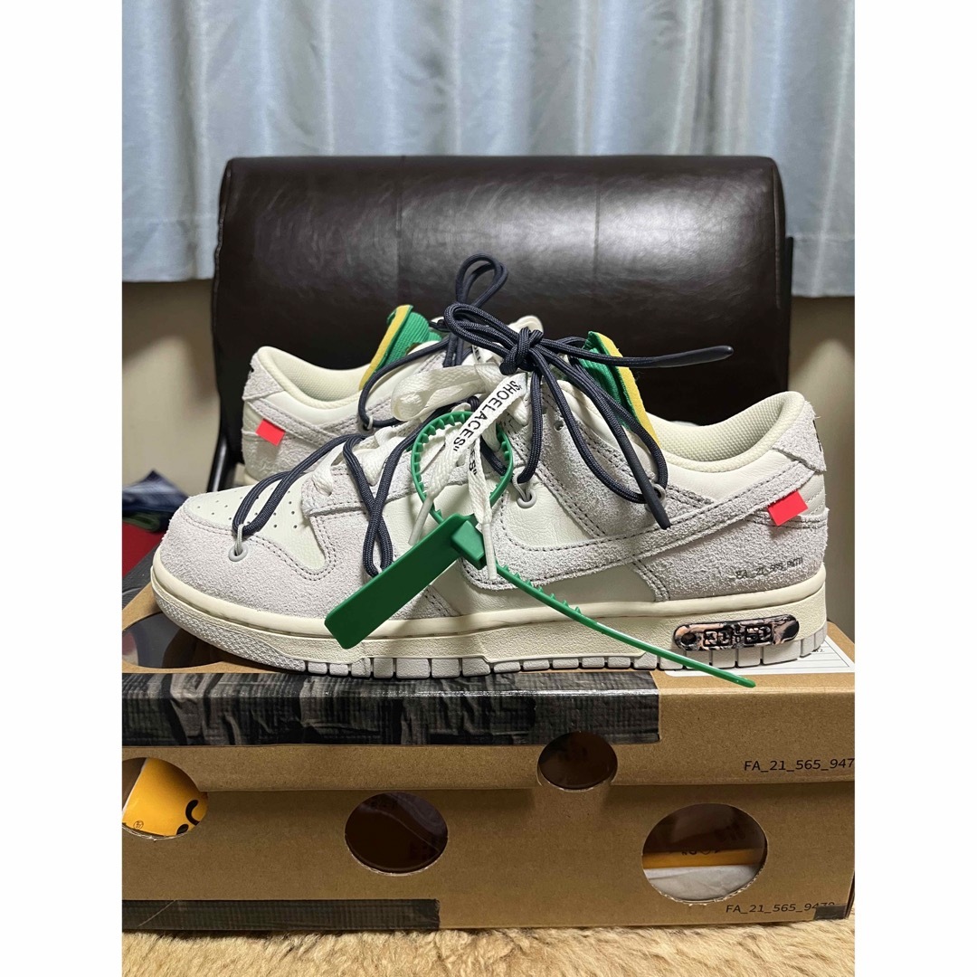 nike dunk low off-white lot.20 27cmスニーカー