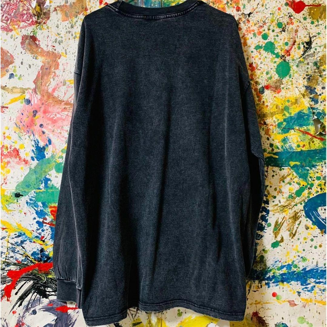 アラジン ジャスミン メンズ ロンＴ 長袖 グロテスク 黒 L XL 秋冬 メンズのトップス(Tシャツ/カットソー(七分/長袖))の商品写真