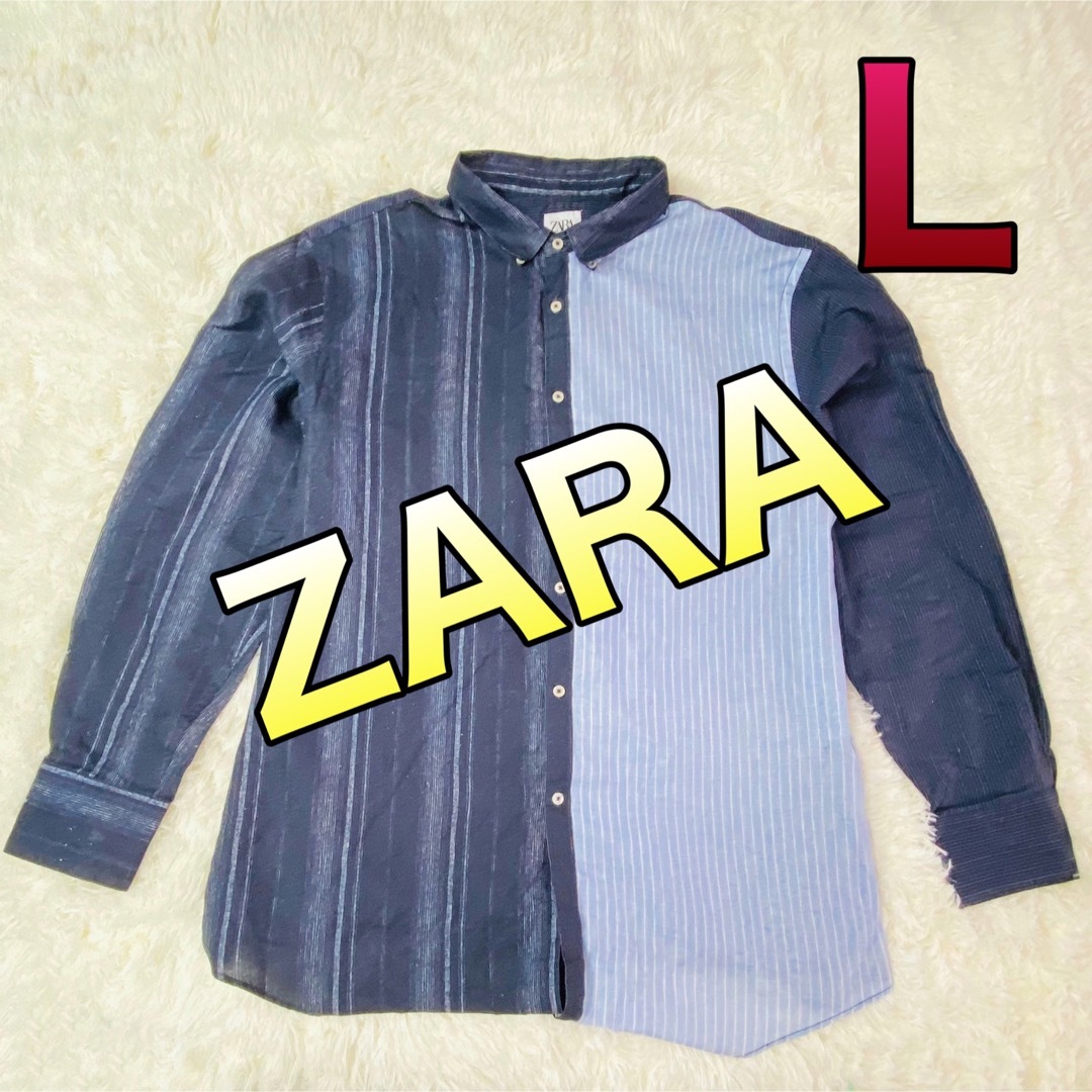 ZARA(ザラ)のZARA メンズ 長袖シャツ Lサイズ メンズのトップス(シャツ)の商品写真