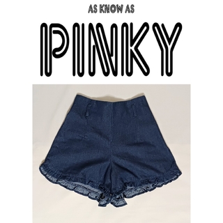 アズノゥアズピンキー(AS KNOW AS PINKY)の【AS KNOW AS PINKY】ベルト付フリルＳＰＴ♪ フリルショートパンツ(ショートパンツ)