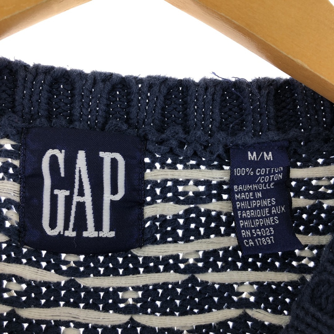 GAP(ギャップ)の古着 90年代 ギャップ GAP 総柄 ノルディックセーター メンズL ヴィンテージ /eaa372932 メンズのトップス(ニット/セーター)の商品写真