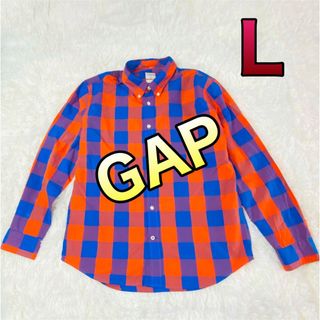 ギャップ(GAP)のGAP メンズ 長袖シャツ Lサイズ(シャツ)