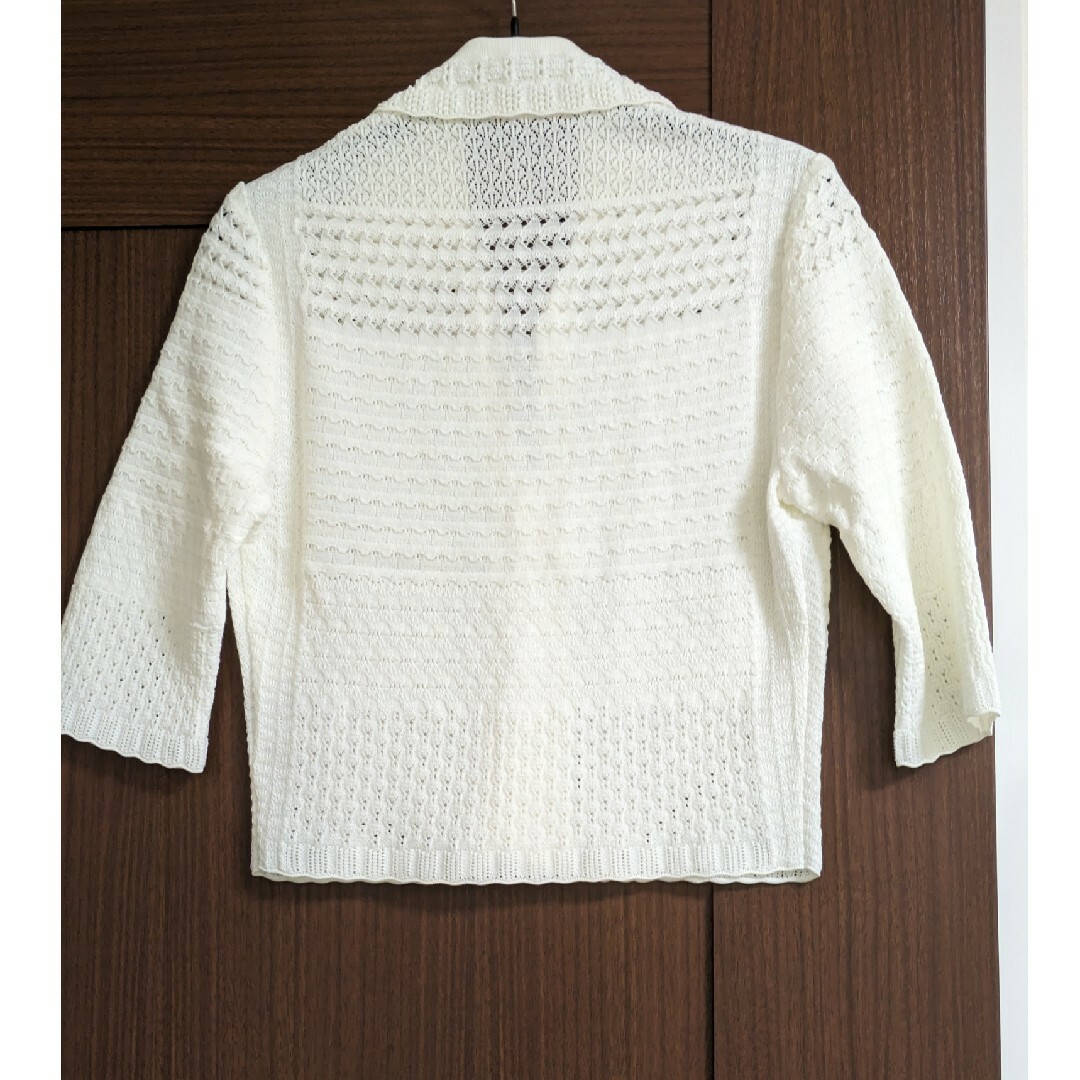 Mame Kurogouchi Lace Knitted Top - white