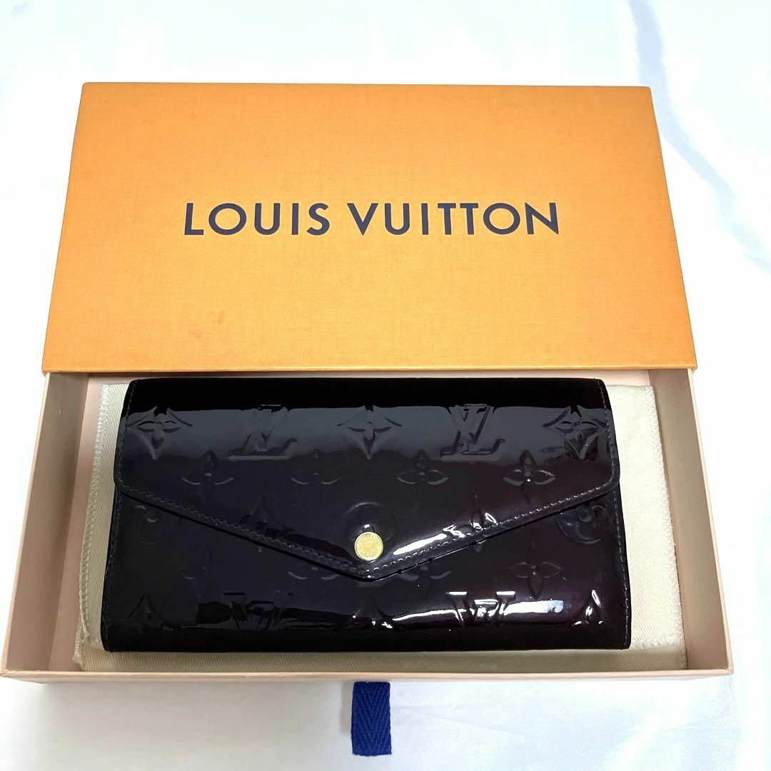 LOUIS VUITTON(ルイヴィトン)のLOUIS VUITTON 長財布　モノグラム　ヴェルニ　エナメル　レザー レディースのファッション小物(財布)の商品写真