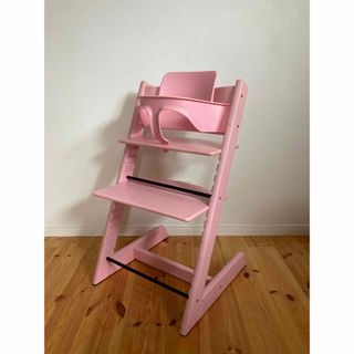 Stokke - ストッケ トリップトラップ ソフトピンク ベビーセット付 S