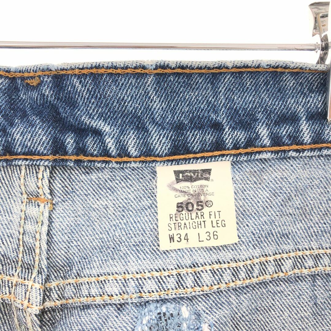 Levi's - 古着 90年代 リーバイス Levi's 505 REGULAR FIT STRAIGHT