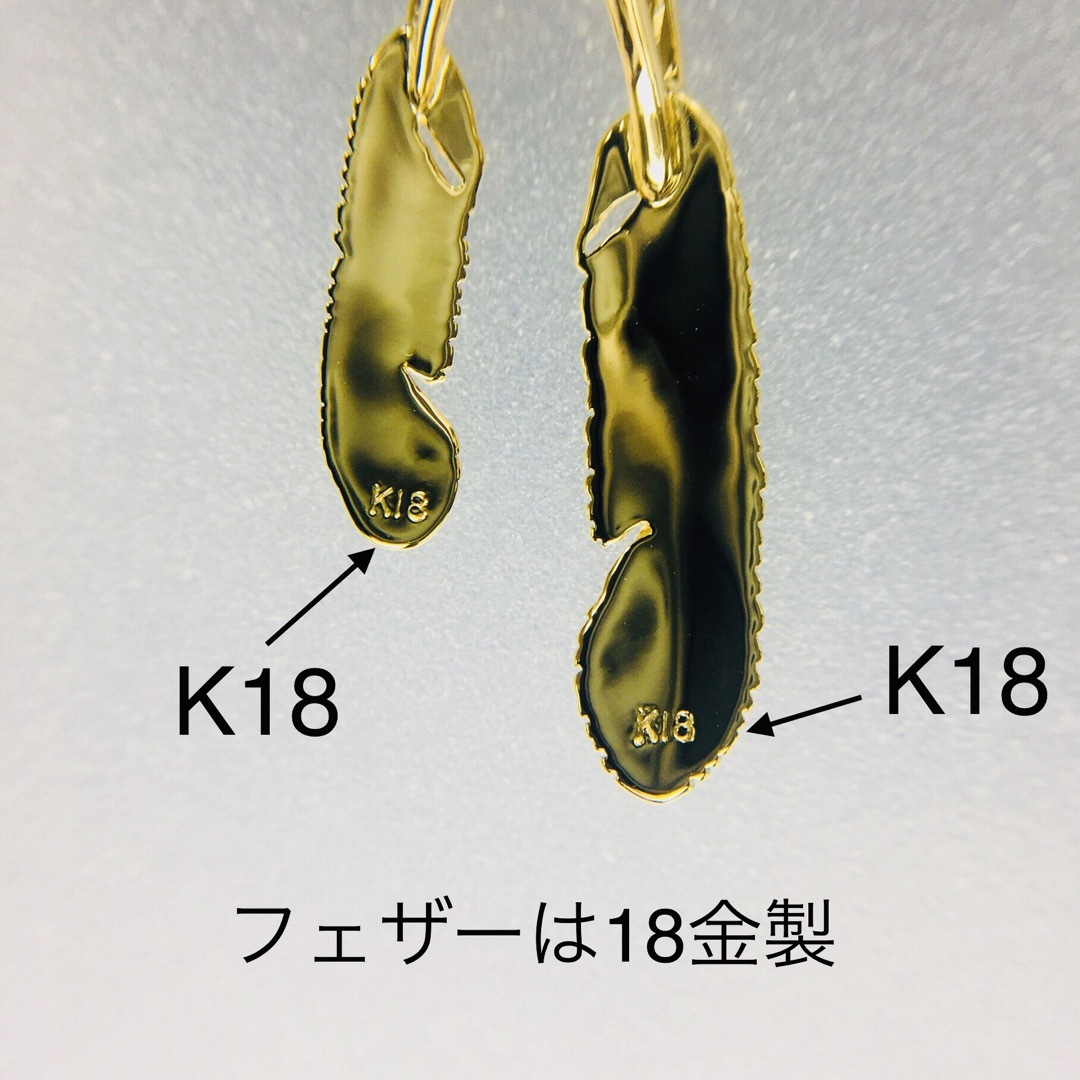 K18金天然石スピネルネックレス　50cm