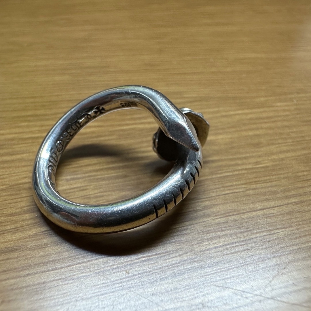 Chrome Hearts(クロムハーツ)のクロムハーツ　ネイルリング　クロスボール　7号 メンズのアクセサリー(リング(指輪))の商品写真