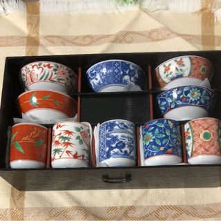有田焼　茶碗・湯呑みセット(食器)