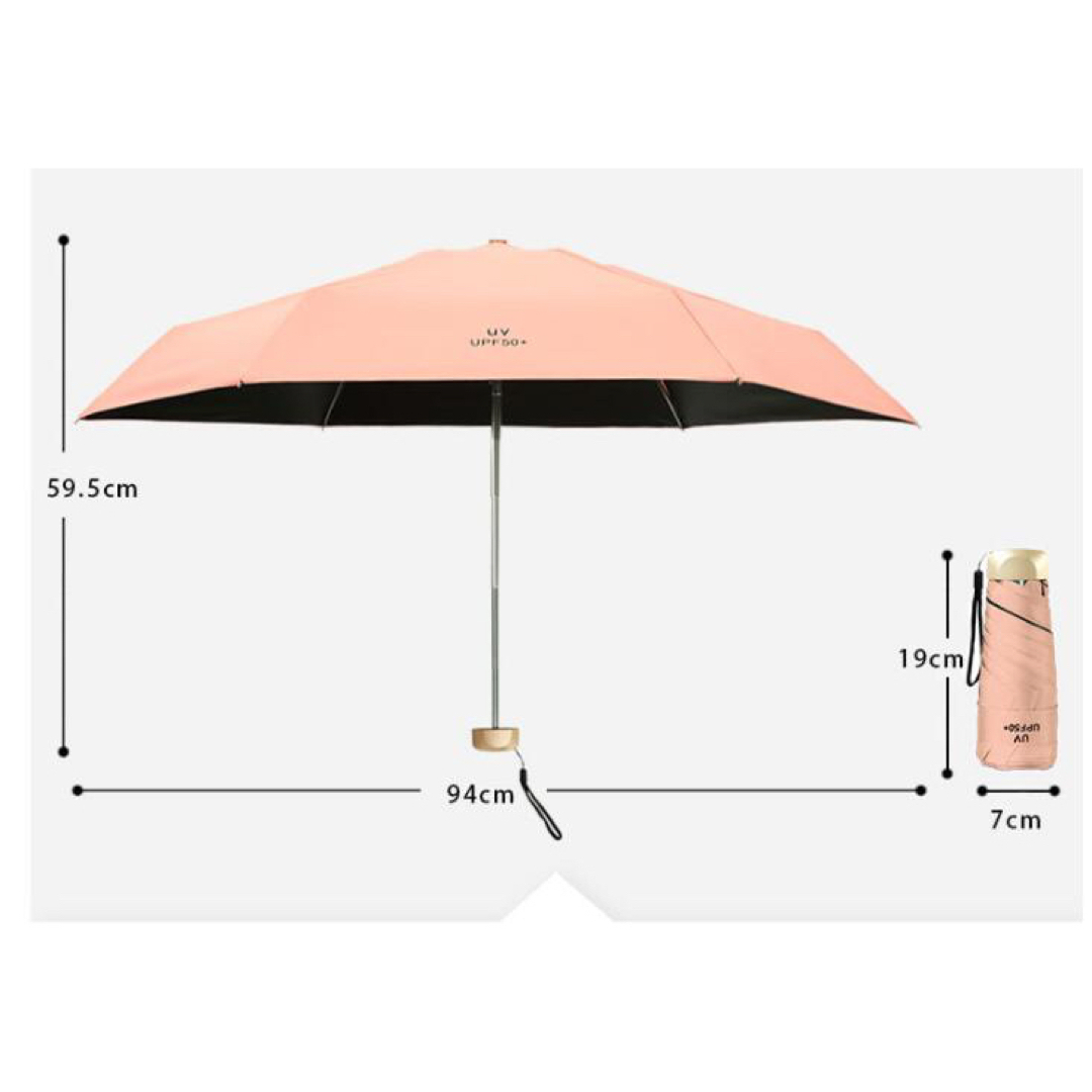 ポケット傘　晴雨兼用 レディースのファッション小物(傘)の商品写真