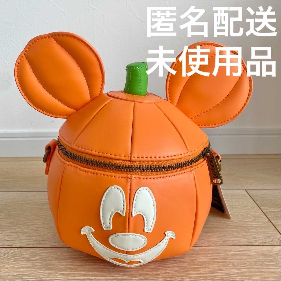 Disney(ディズニー)のディズニーリゾート Loungefly ハロウィン パンプキン ミッキー バッグ エンタメ/ホビーのおもちゃ/ぬいぐるみ(キャラクターグッズ)の商品写真