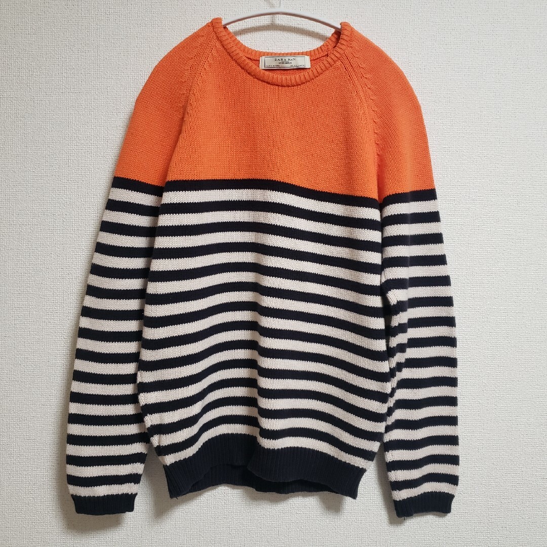 ZARA(ザラ)のZARA ザラ ニット ボーダー ！！ 秋冬物！！ メンズのトップス(ニット/セーター)の商品写真