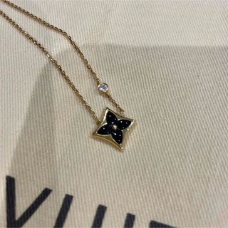 ルイヴィトン(LOUIS VUITTON)のルイヴィトン ブロッサムネックレス オニキス(ネックレス)