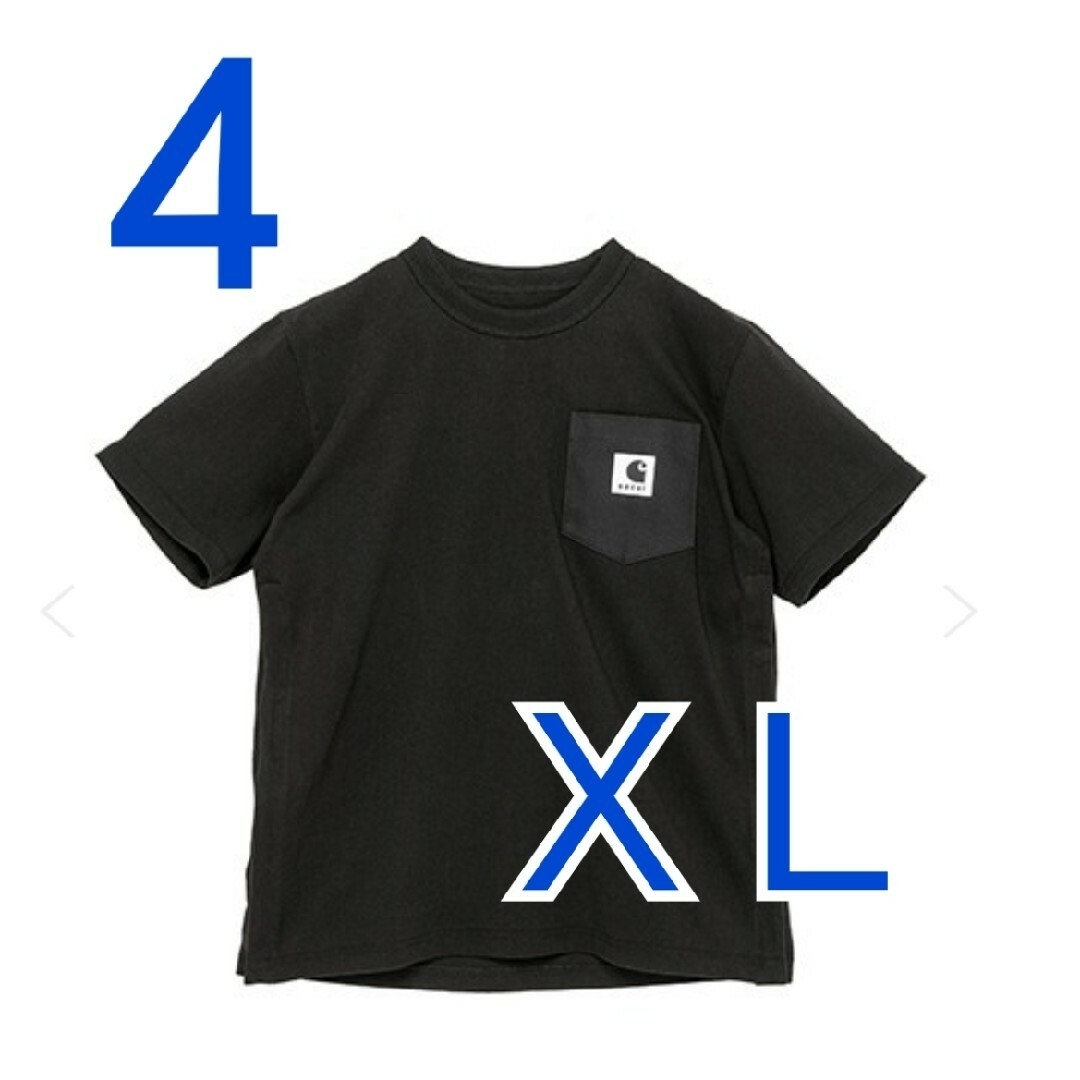 sacai carhartt wip Tシャツ black XL 新品未使用