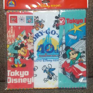 ディズニー(Disney)のディズニー ミニタオル 40周年(キャラクターグッズ)