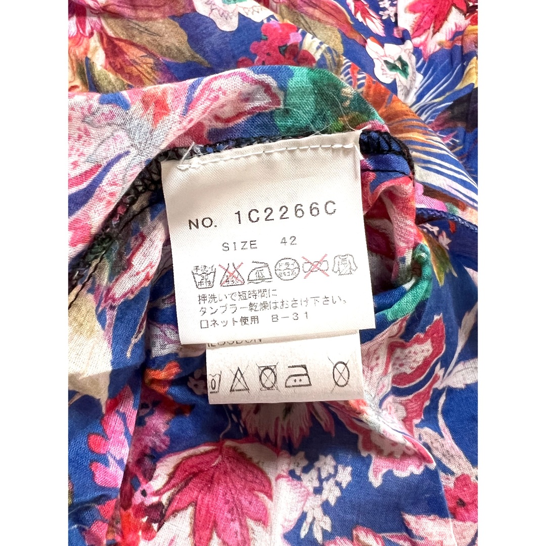 Titazen blouses フリルトップス オフショルダー 花柄 春夏秋 レディースのトップス(シャツ/ブラウス(長袖/七分))の商品写真