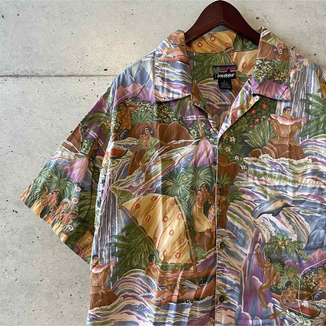 【patagonia】USA製 雪無し 黒タグ pataloha Tシャツ