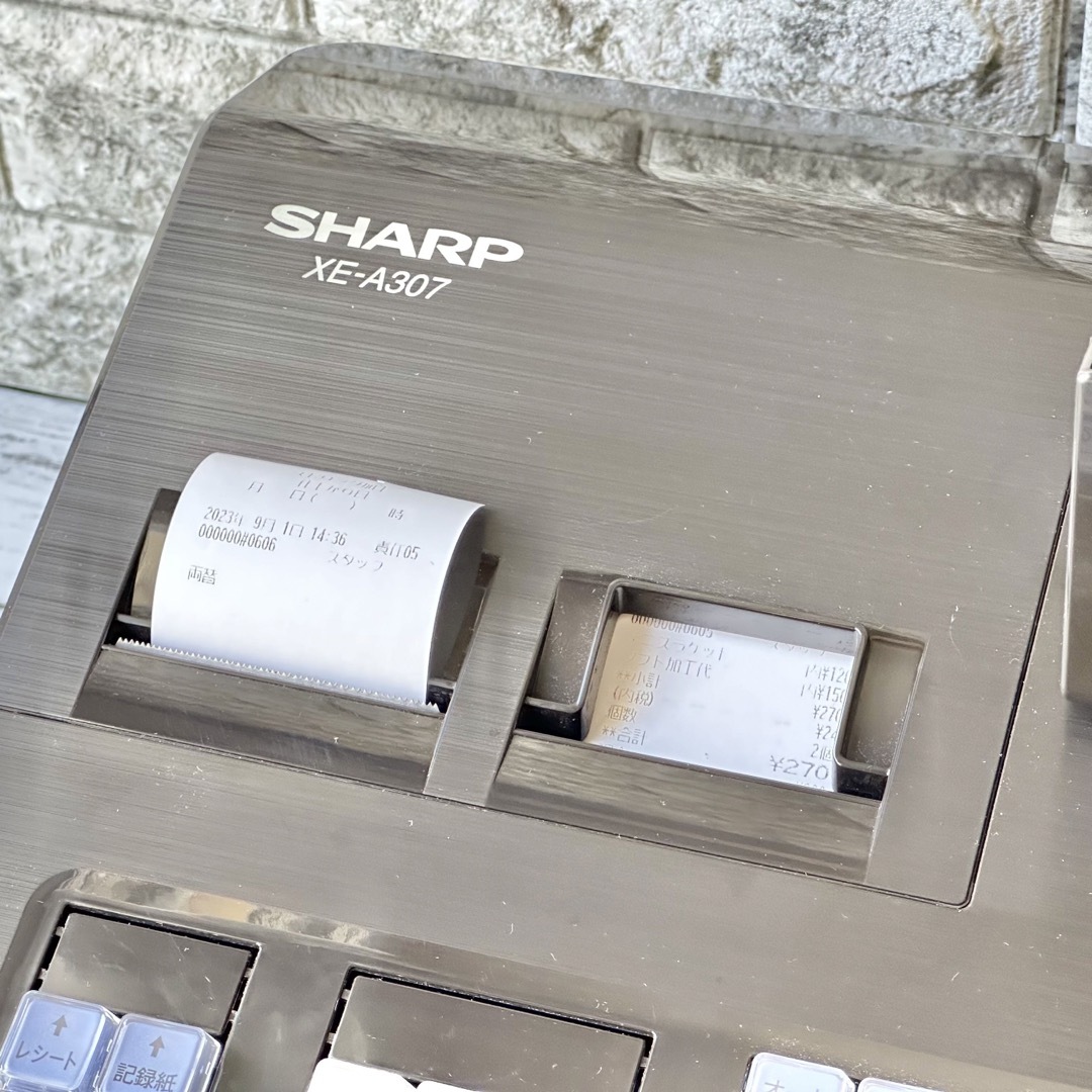 SHARP - SHARP 電子レジスター XE-A307 インボイス対応モデルの通販 by