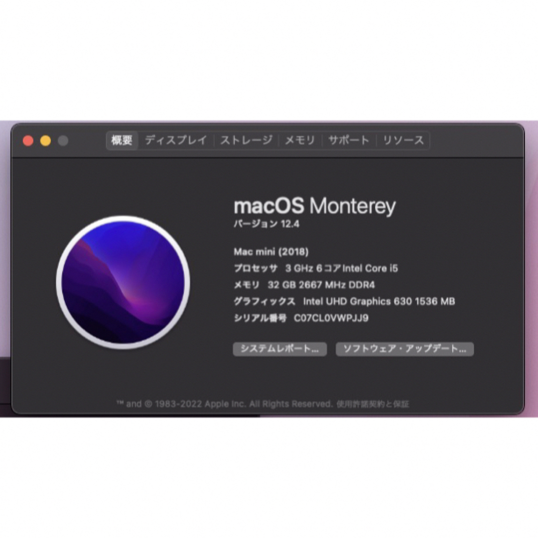 Apple Mac mini Intel Core i5 1TB 32GBRAM