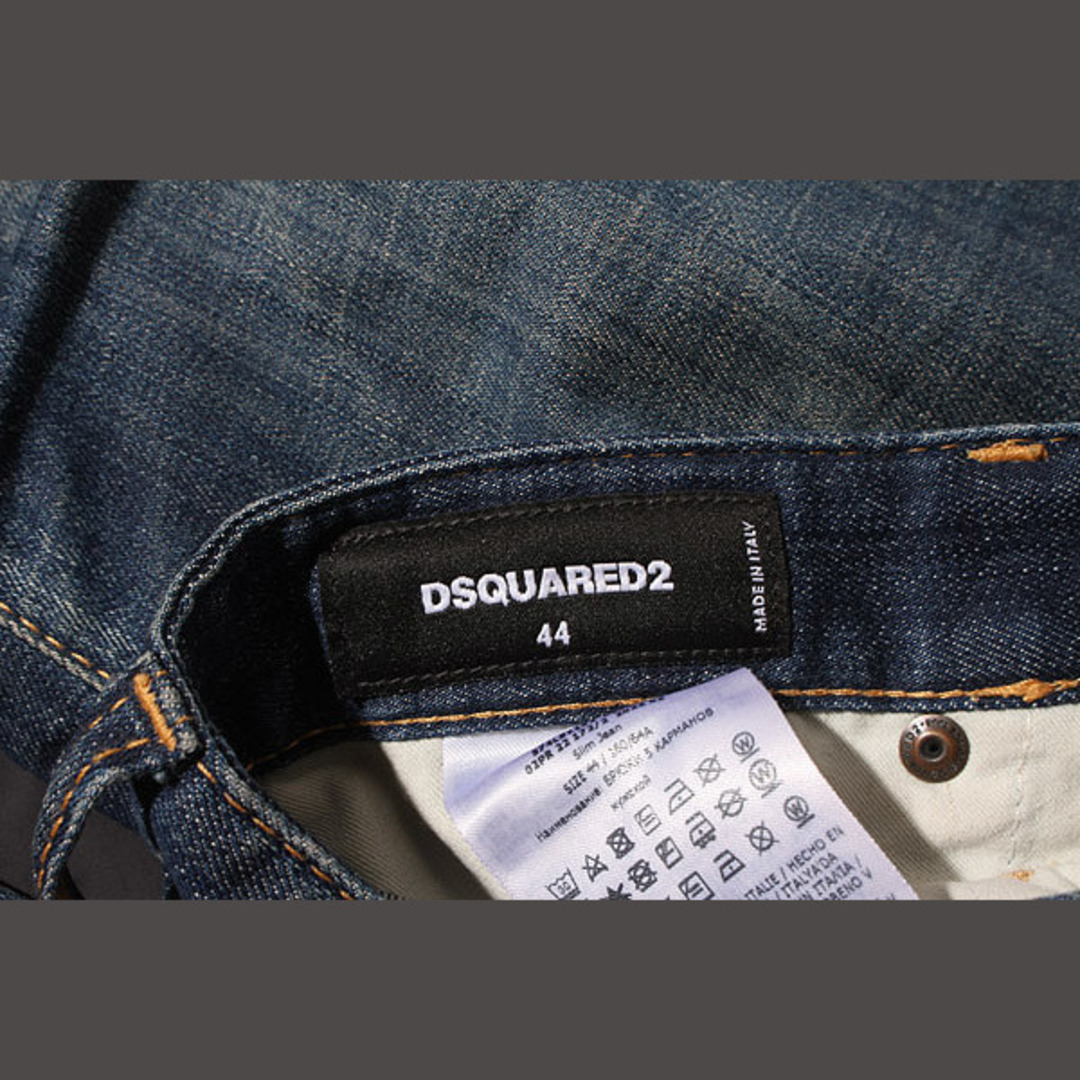 DSQUARED2 - DSQUARED2 Slim Jean ダメージ加工 デニムパンツ 44の通販