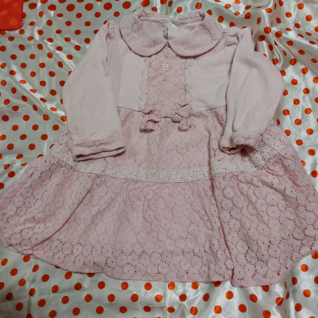 coeur a coeur(クーラクール)のクーラクール　ワンピース　90 キッズ/ベビー/マタニティのキッズ服女の子用(90cm~)(ワンピース)の商品写真