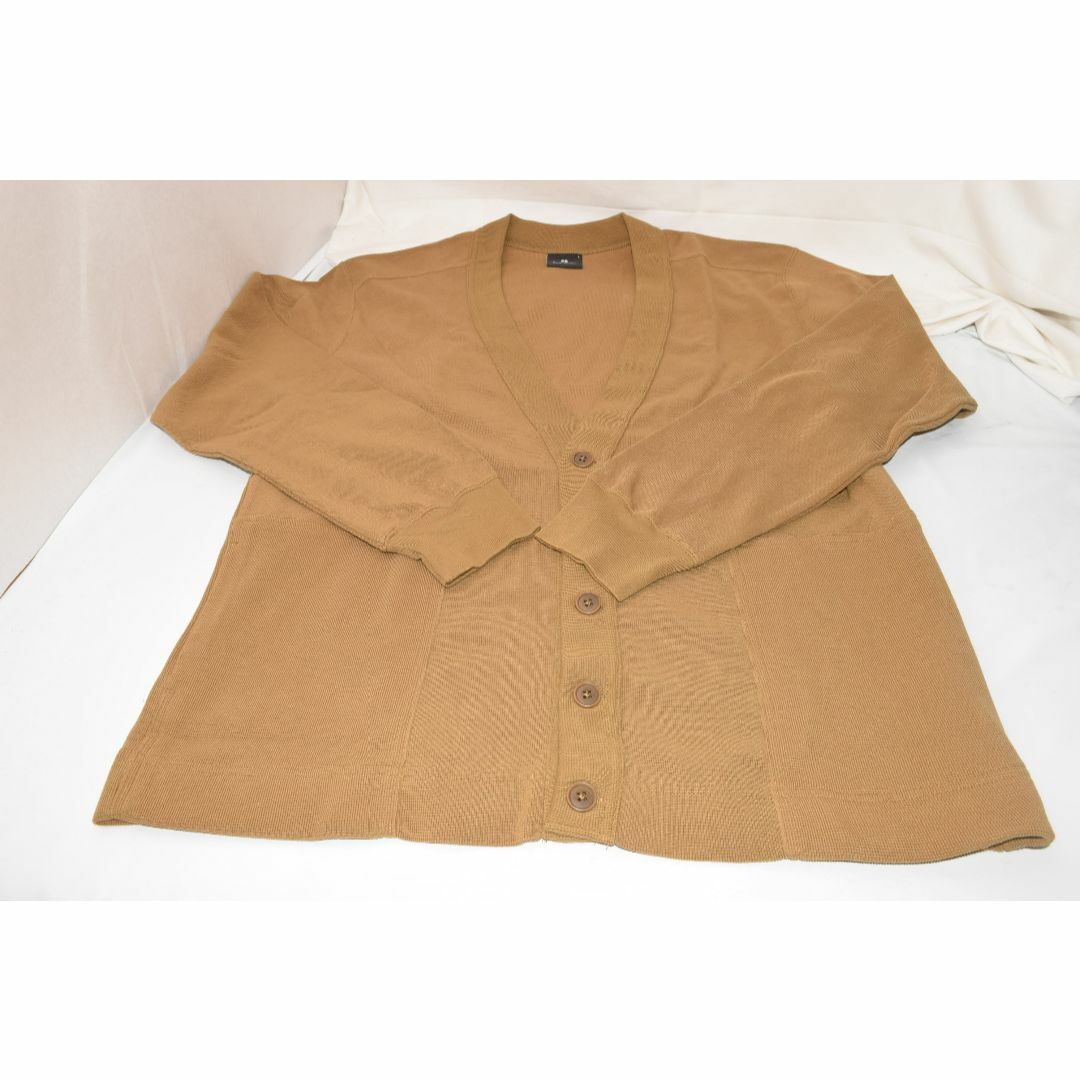 Paul Smith(ポールスミス)の新品☆Paul Smith ドライタッチワッフル カーディガン☆茶☆L メンズのトップス(カーディガン)の商品写真