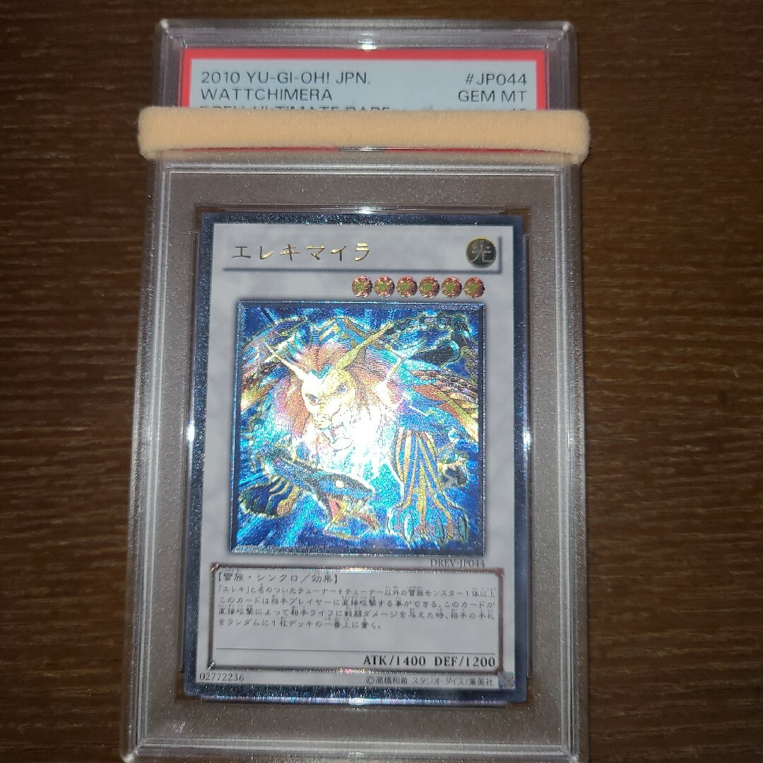 遊戯王　エレキマイラ　レリーフ　PSA10