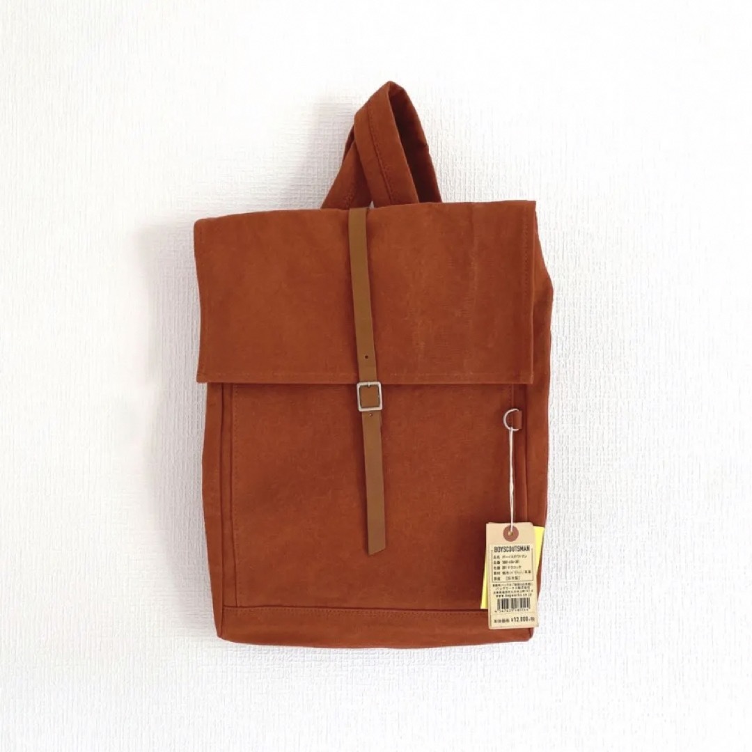 BAGWORKS BOYSCOUTSMANリュック コットン オレンジ 中川政七-