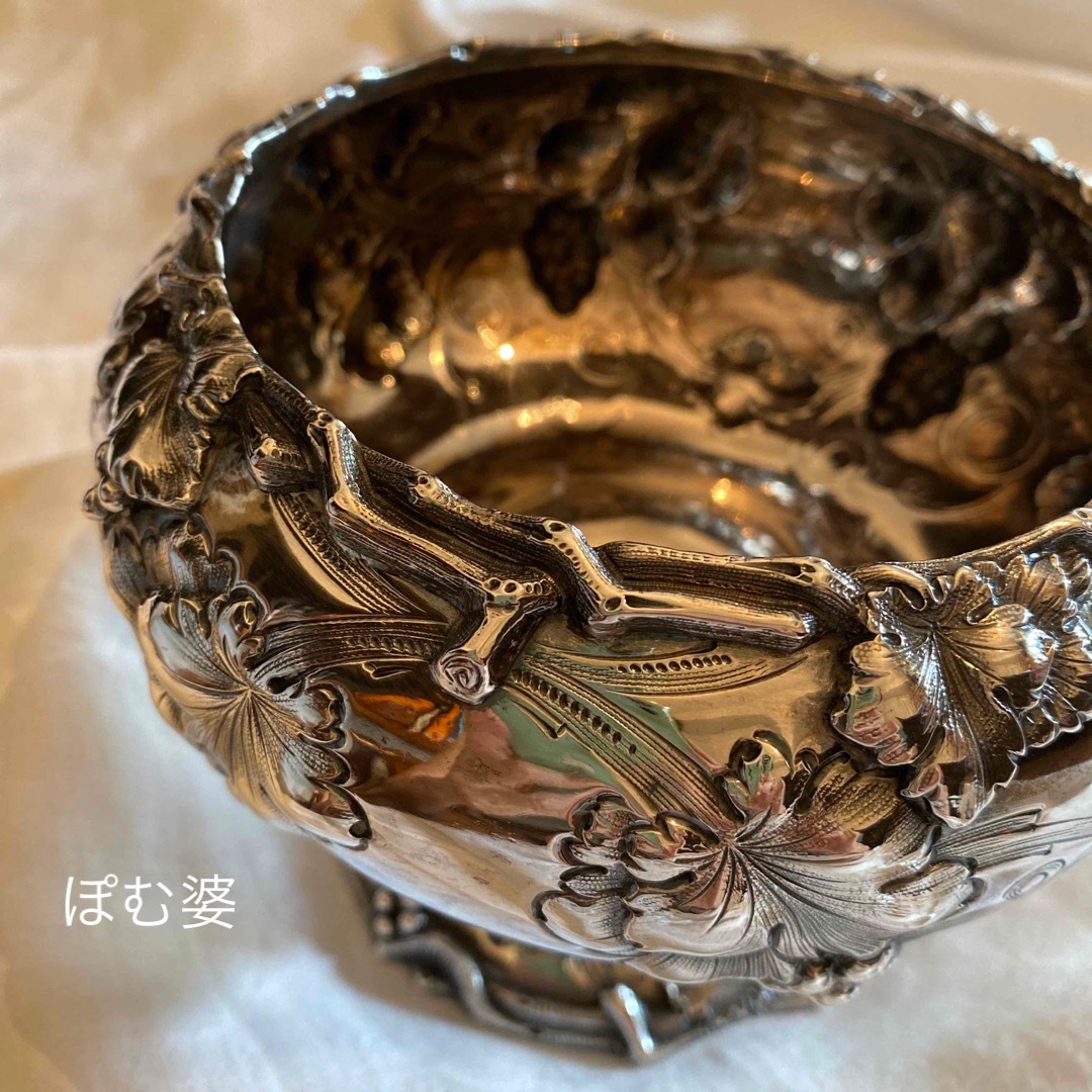 MEISSEN - 【ティファニー/J.C.ムーア】アンティーク/純銀 MEISSEN - 【ティファニー/J.C.ムーア】アンティーク/純銀