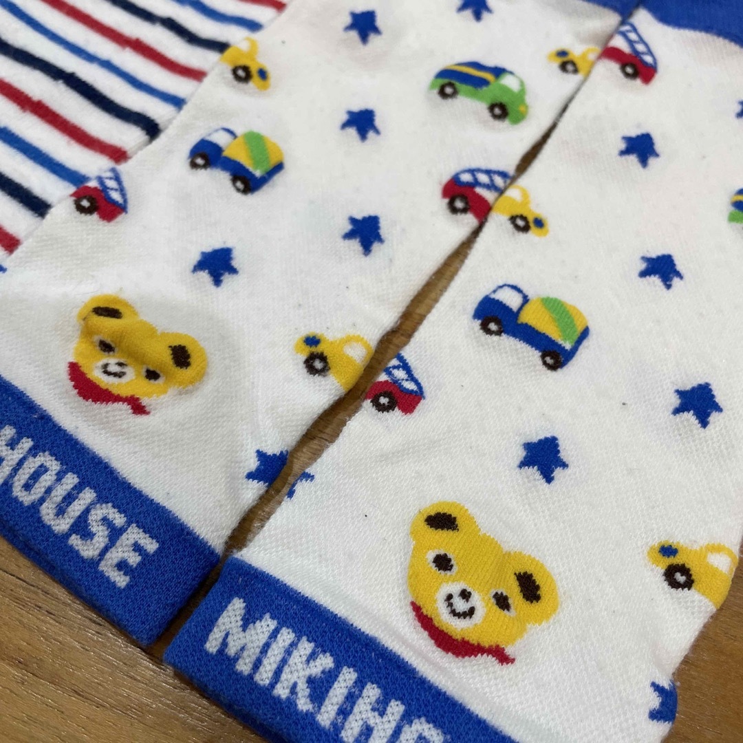 mikihouse(ミキハウス)の【冬物出品中✨】ミキハウス　ベビーレッグウォーマー2点セット MIKIHOUSE キッズ/ベビー/マタニティのこども用ファッション小物(靴下/タイツ)の商品写真