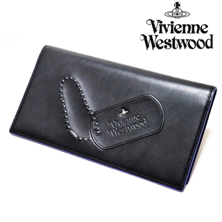 ヴィヴィアンウエストウッド(Vivienne Westwood)の《ヴィヴィアンウエストウッド》新品 ドッグタグ レザー手帳カバー マルチケース(その他)