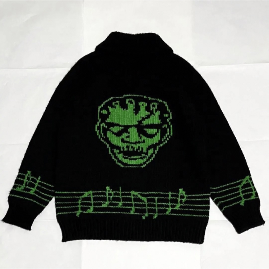 GRANTED×HYSTERIC MONSTER編込 カウチン コラボニット ニット GRANTED×HYSTERIC MONSTER編込 カウチン コラボニット ニット