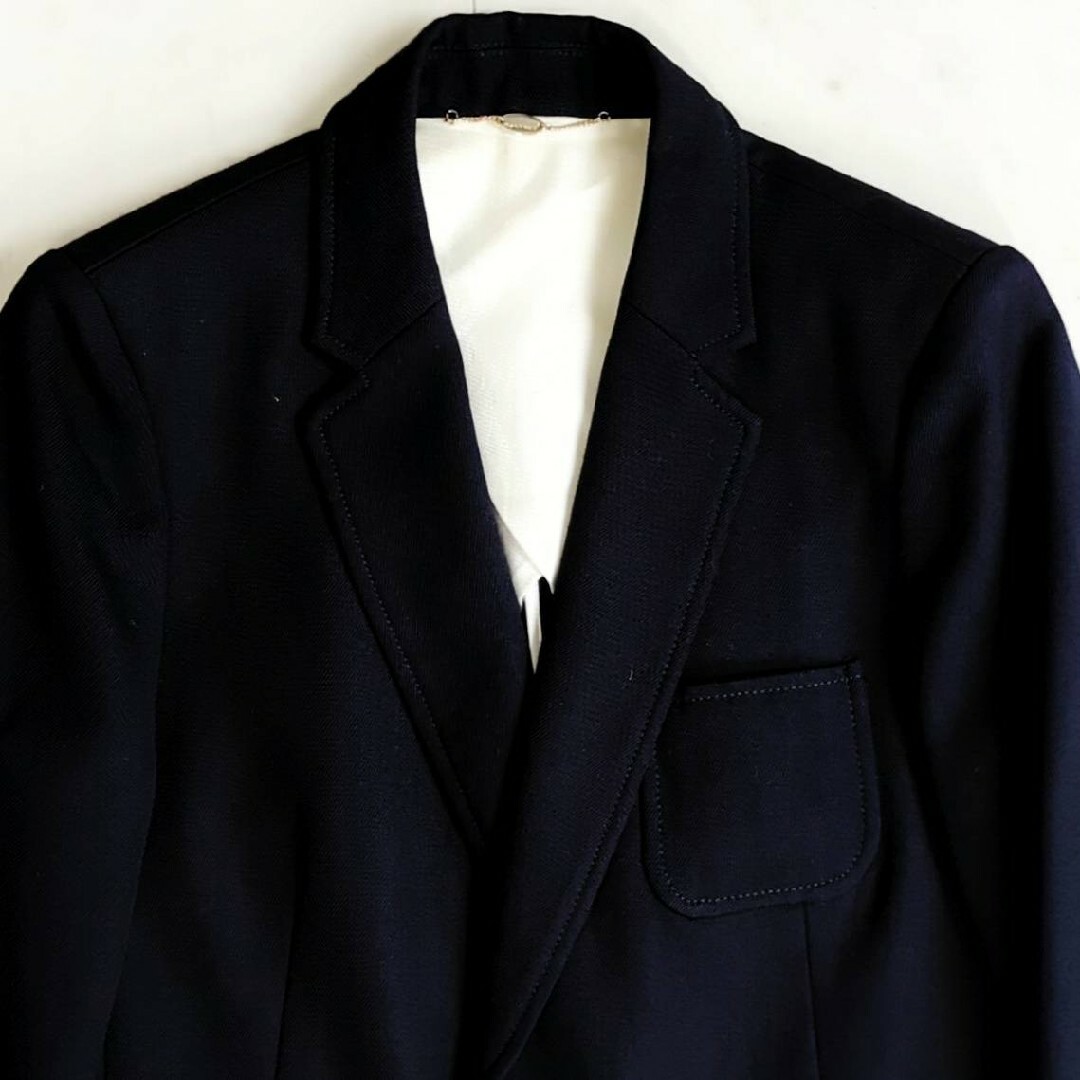 美品♪マカフィ MACPHEE 金ボタン ジャケット ネイビー 紺ブレ ブレザー