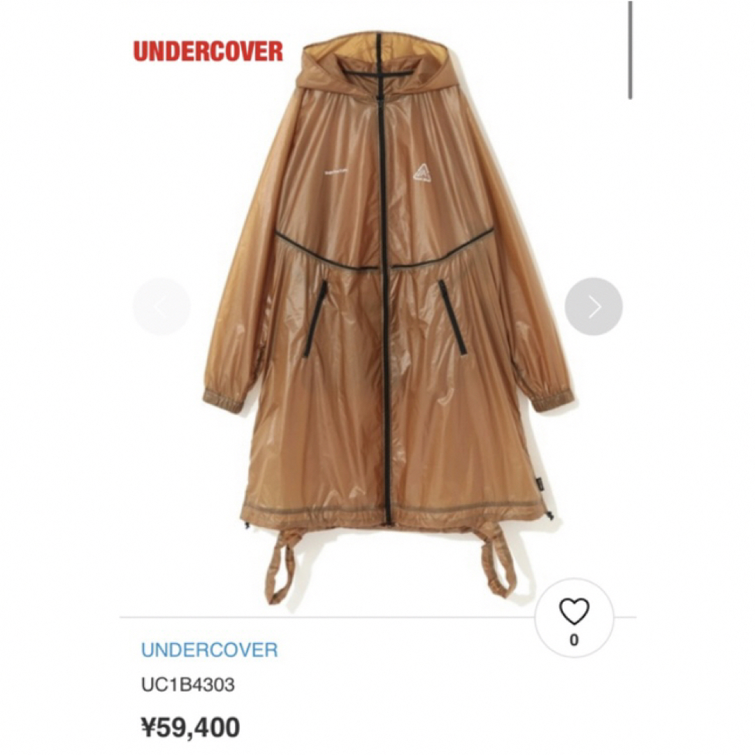 ロゴデザイン【新品】UNDERCOVER　アンダーカバー　エコバッグフーデッドコート　美品