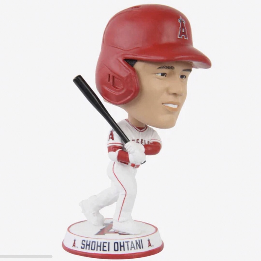 MLB(メジャーリーグベースボール)の[限定] 大谷翔平 ビッグヘッド　ミニ ボブルヘッド バブルヘッド エンタメ/ホビーのタレントグッズ(スポーツ選手)の商品写真