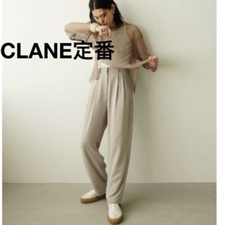 クラネ(CLANE)のCLANE/クラネ/BASIC TUCK PANTS(カジュアルパンツ)