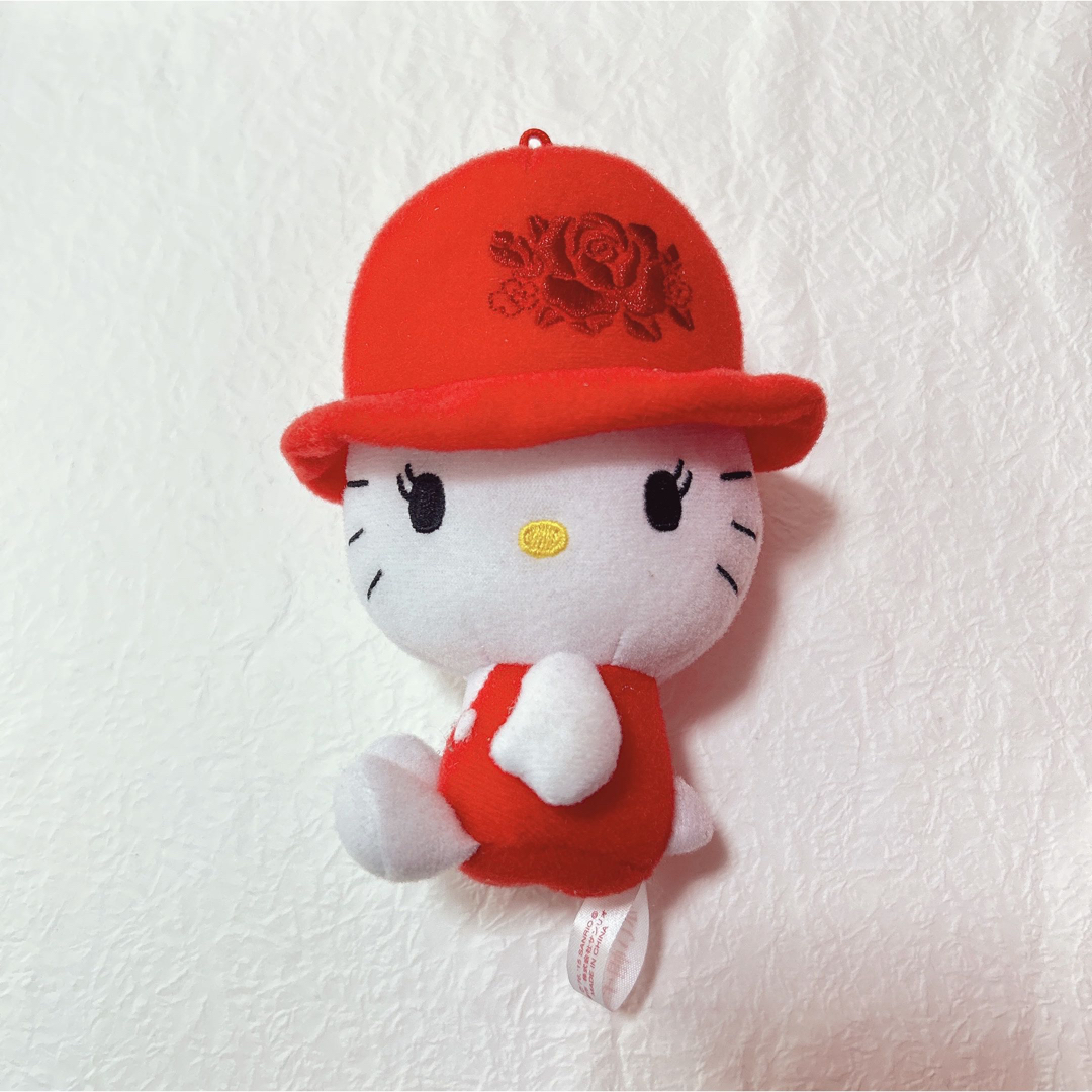 サンリオ(サンリオ)のキティちゃん 赤い帽子 ぬいぐるみ エンタメ/ホビーのおもちゃ/ぬいぐるみ(ぬいぐるみ)の商品写真