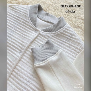 エフデ(ef-de)の最終sale⭐︎新品✦︎NECOBRAND(ef-de)❤︎スウェットブルゾン(ブルゾン)