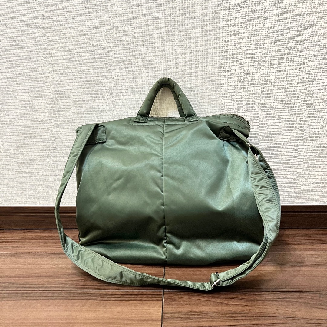 Takashi Murakami x PORTER 2Way Helmet Bag Sage Green