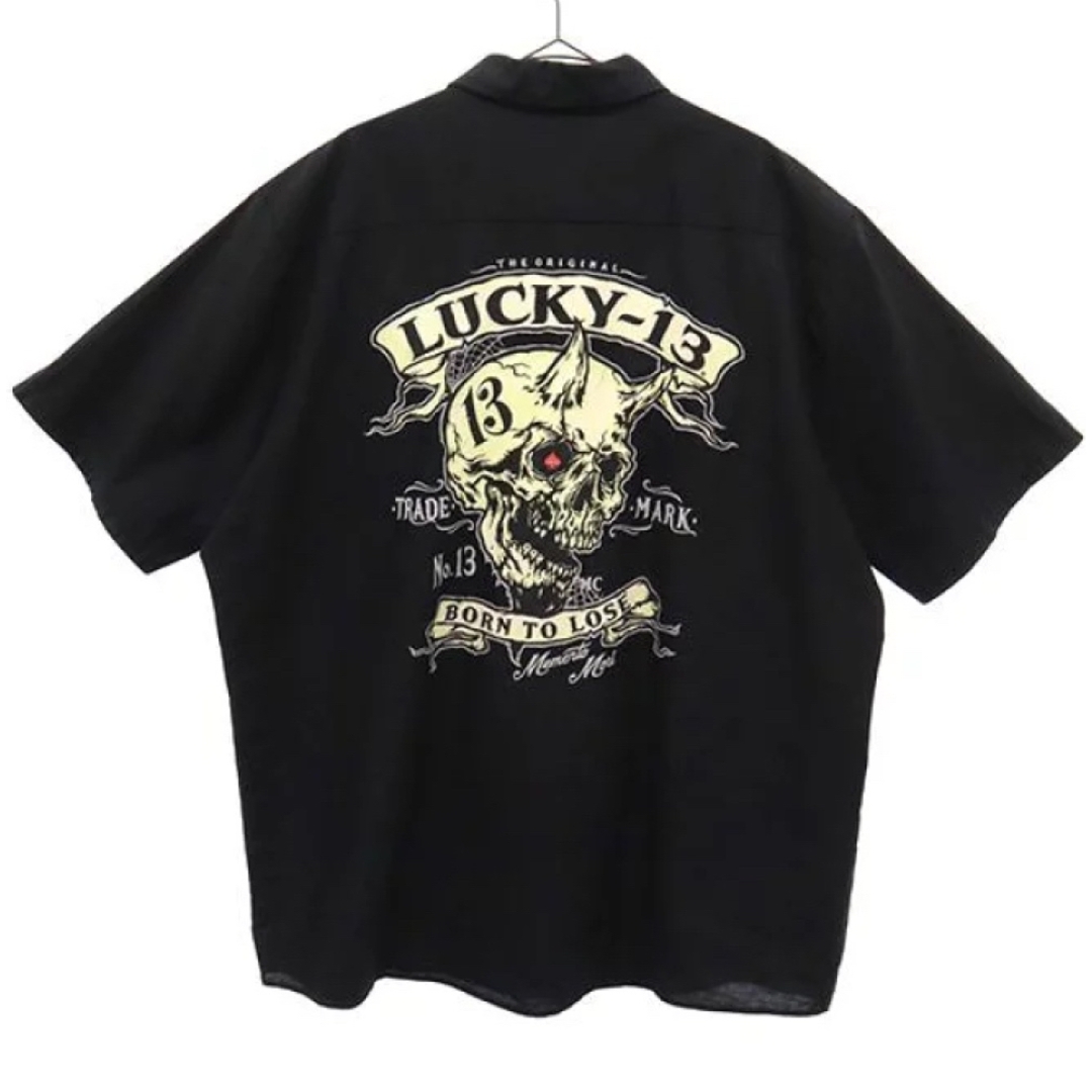 LUCKY13(ラッキーサーティーン)のREDKAP レッドキャップ LUCKY THIRTEENコラボ 半袖シャツ メンズのトップス(シャツ)の商品写真